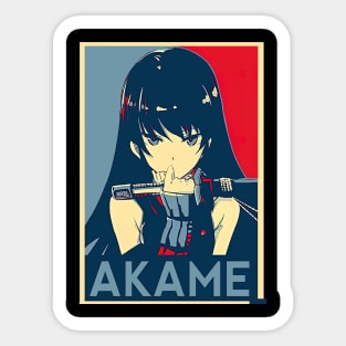 Akame Ga Kill Akame Waifu! Sticker